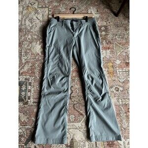 Prana Cargo Pants, Low Rise/Short Inseam, Aqua Blue/Teal, Womens Size 8